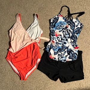Two Maternity Swimsuits- Size M